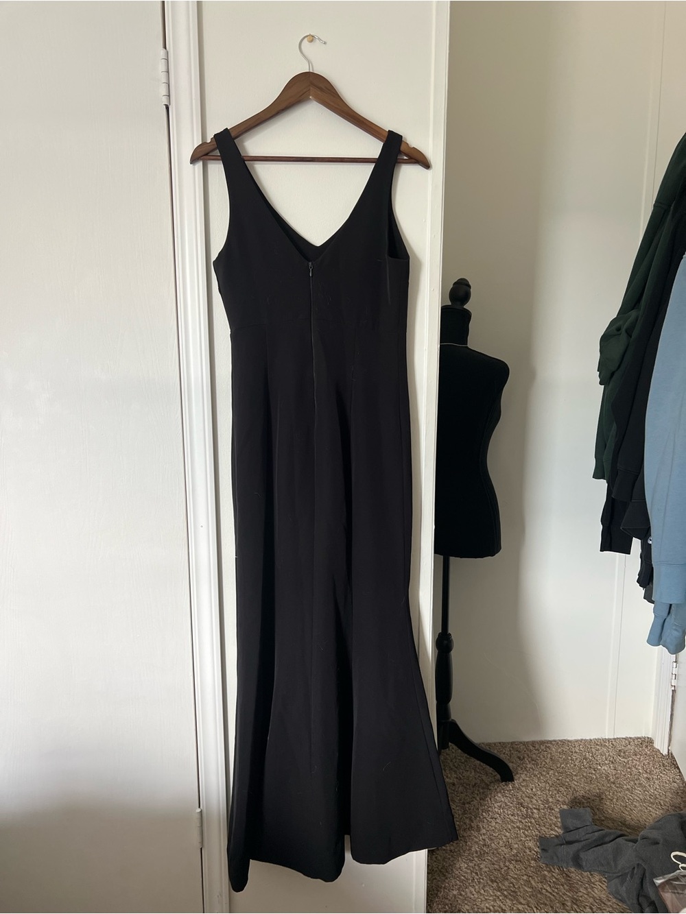 Show Me Your Mumu Black Sleeveless Maxi Dress Size Large Minimalist - Picture 3 of 4